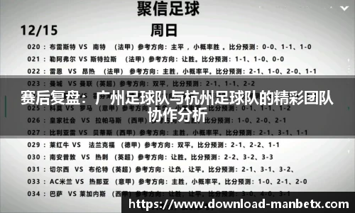 赛后复盘：广州足球队与杭州足球队的精彩团队协作分析
